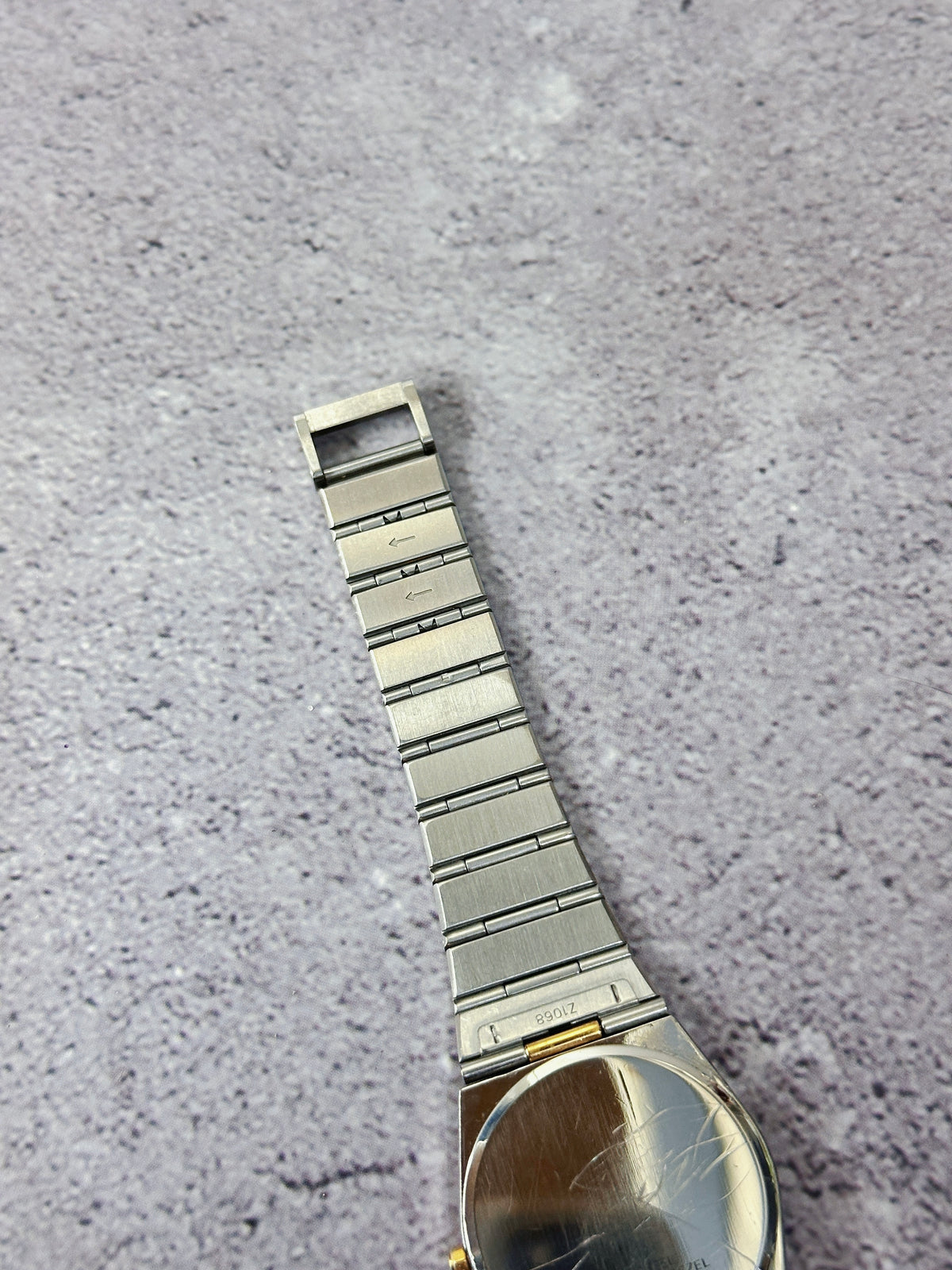 1980s Vintage Seiko 9021-6000 Two-Tone Integrated Link Dress Watch – Rare Brushed Steel & Gold Edition