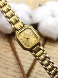 Arriving Soon - 1980s Vintage Seiko Octagonal Faceted Marker Watch – Rare Geometric Two-Tone Bracelet Edition