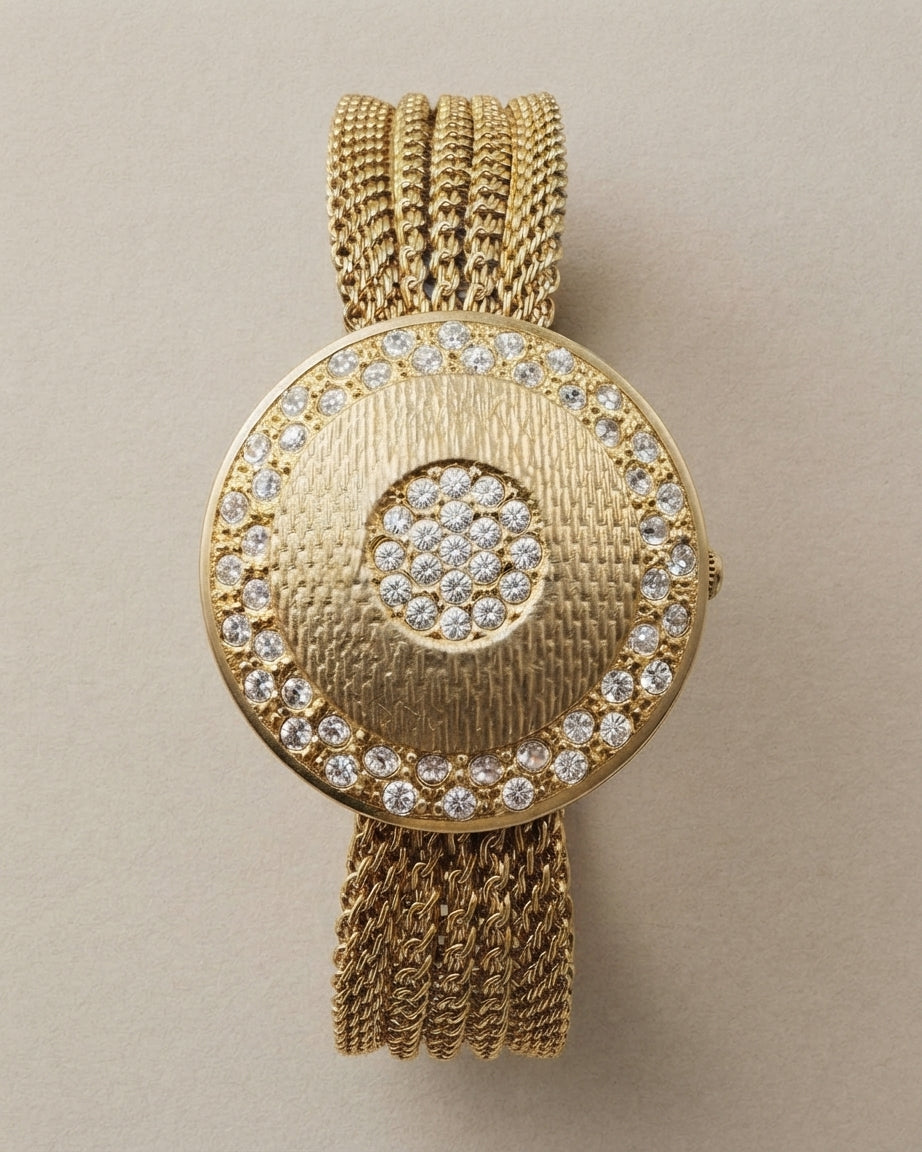 Arriving Soon - 1980s Vintage Anne Klein "Peek-A-Boo" Flip-Cover Dress Watch – Rare Locket Design Edition