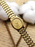 Arriving Soon - Vintage Seiko SX Gold-Tone Oval Dress Watch – Classic Link Edition