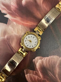 Vintage Two-Tone Sport-Chic Dress Watch – Diver-Style Rider Tab Bezel & Rigid Bangle Bracelet Edition
