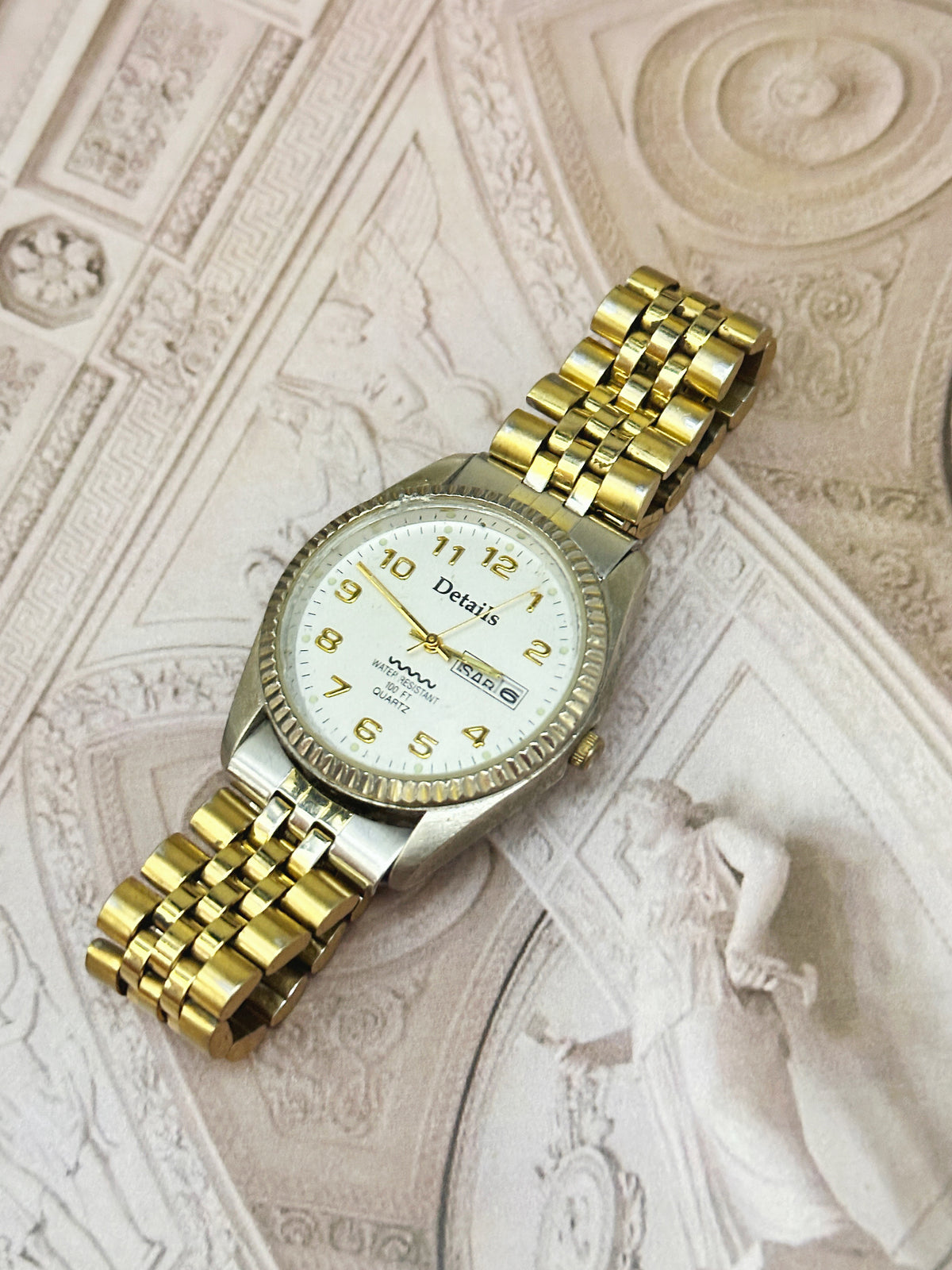 Vintage Details Two-Tone Fluted Bezel Day-Date Watch – Jubilee Bracelet & White Dial Edition