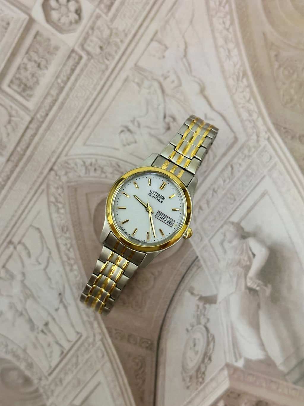 Vintage Citizen Eco-Drive Two-Tone Ladies Watch