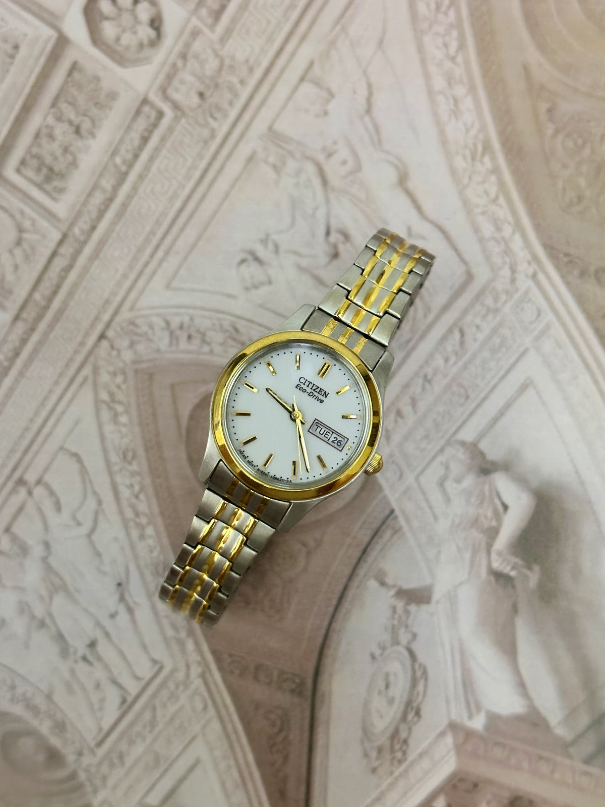 Vintage Citizen Eco-Drive Two-Tone Ladies Watch