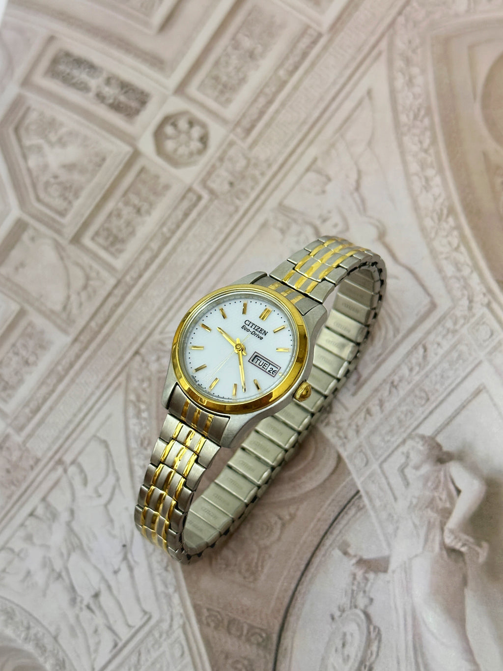 Vintage Citizen Eco-Drive Two-Tone Ladies Watch