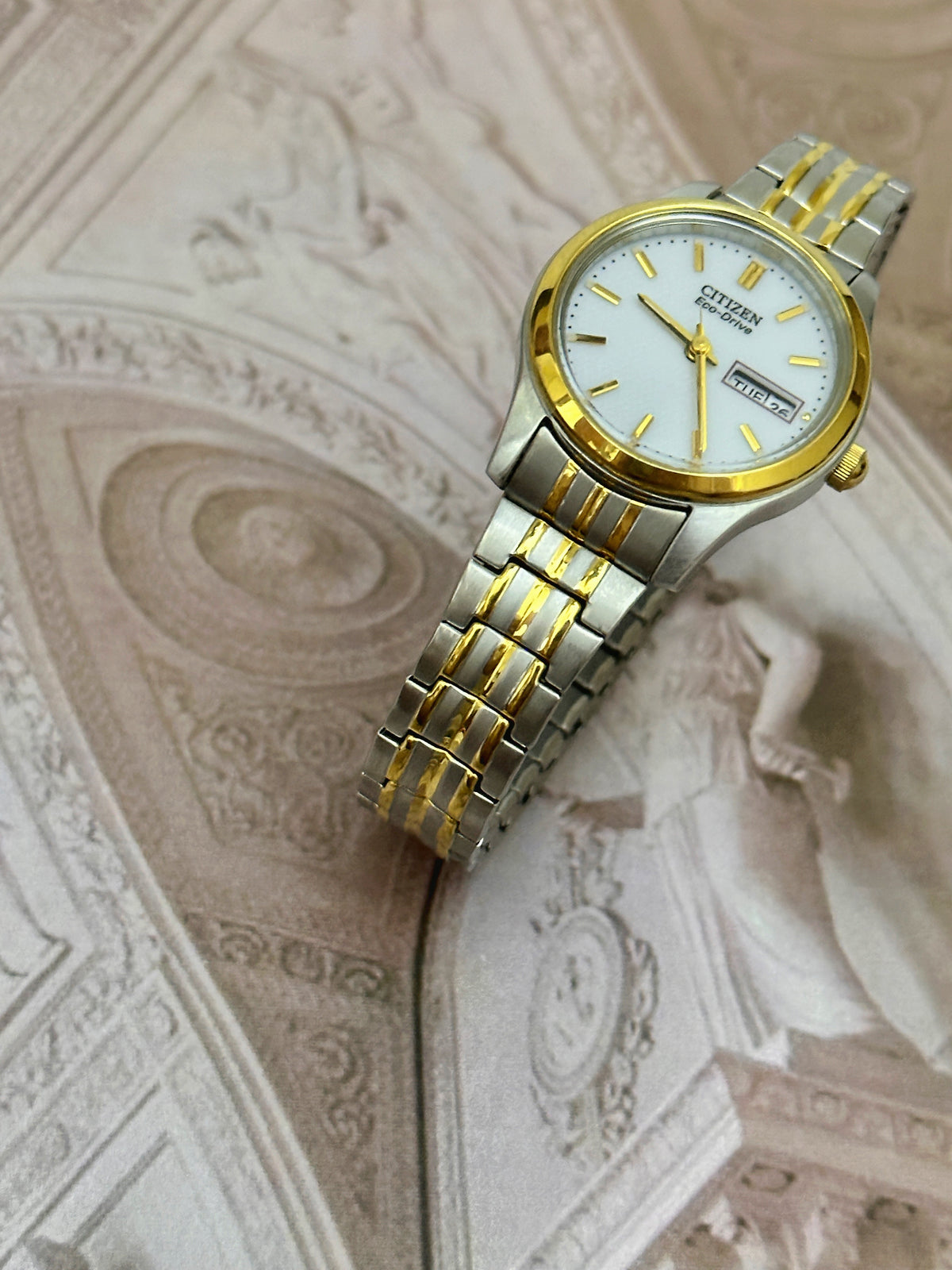Vintage Citizen Eco-Drive Two-Tone Ladies Watch