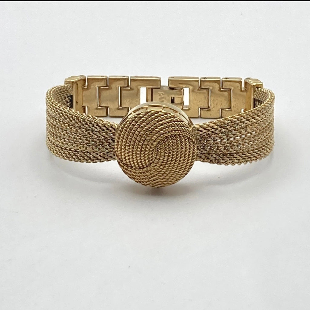 Arriving Soon - 1990s Vintage Anne Klein Diamond Accent "Peek-A-Boo" Flip-Top Watch – Extremely Rare Secret Locket Design