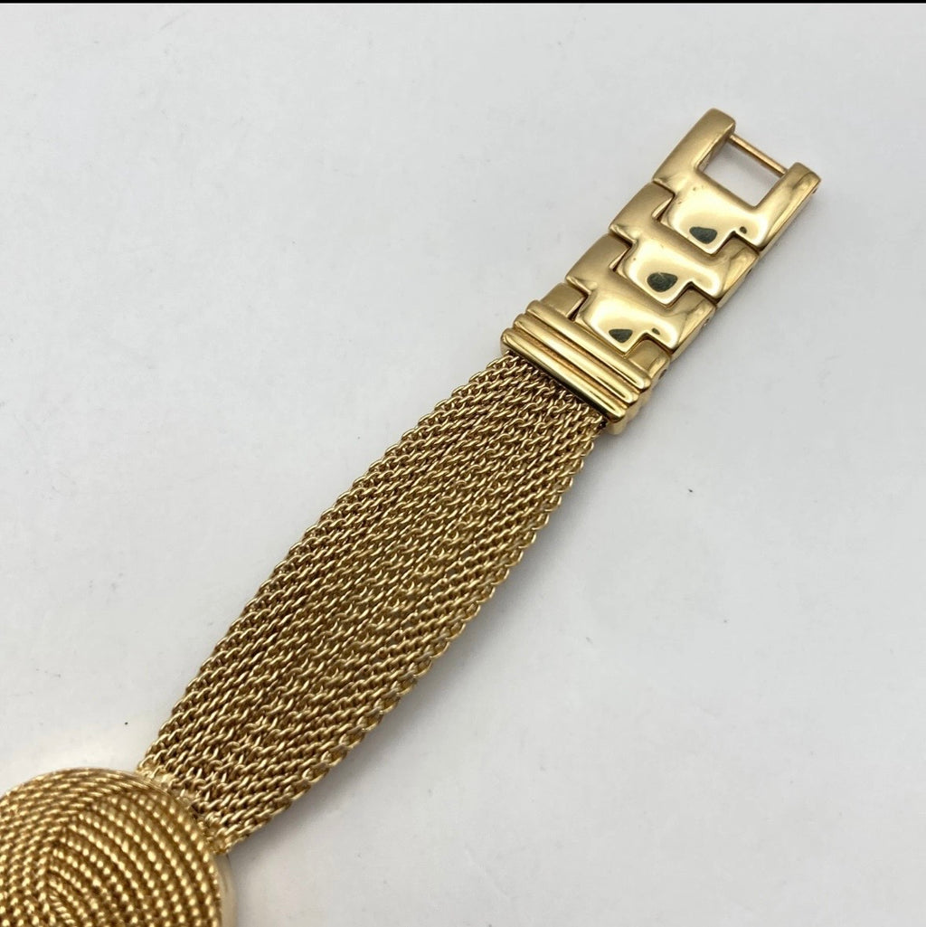 Arriving Soon - 1990s Vintage Anne Klein Diamond Accent "Peek-A-Boo" Flip-Top Watch – Extremely Rare Secret Locket Design